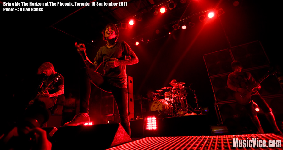 BMTH at The Phoenix Toronto on Friday 16 September 2011 photo by Brian 