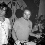 Gary Prosser and Ben James DJing with Amy Winehouse