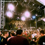 A mosh pit at Downsview Park in Toronto as Anthrax perform at Heavy T.O. festival - photograph by Brian Banks, Music Vice