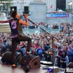 Hedley at Trafalgar Square, London, Canada Day 2012 concert - photo Nic Marsden, Music Vice